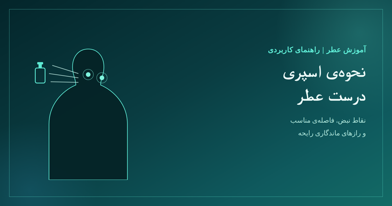 نحوه درست اسپری عطر