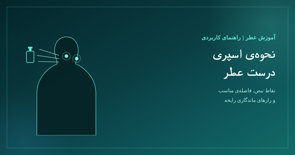 نحوه درست اسپری عطر